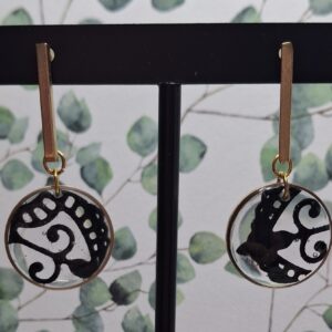 Boucles d'oreilles dentelle de papier 2