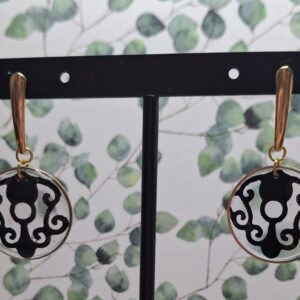 Boucles d'oreilles dentelle de papier 1
