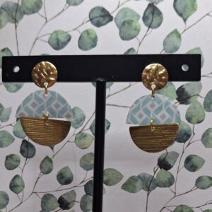 Boucles d'oreilles Nahia dorée